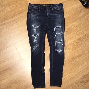 American Eagle ripped jeans
